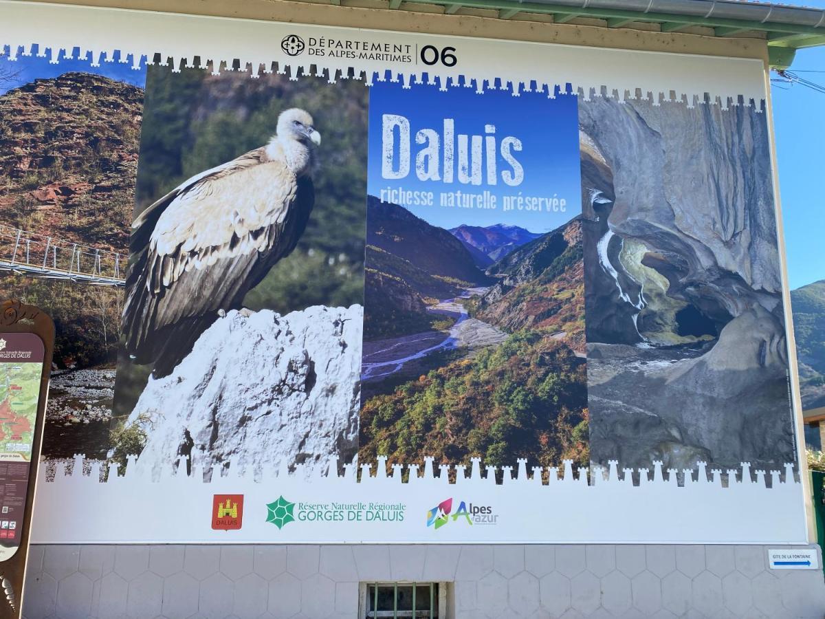Gite De La Fontaine Gorges De Daluis מראה חיצוני תמונה